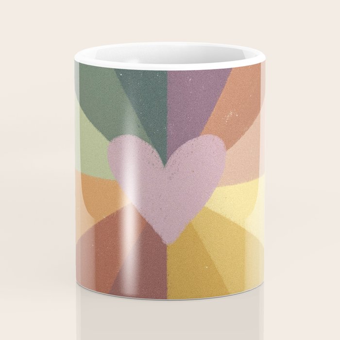 Earthy rainbow Coffee Mug Gallery Image 4