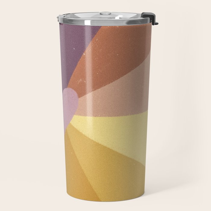 Earthy rainbow Travel Mug Gallery Image 2
