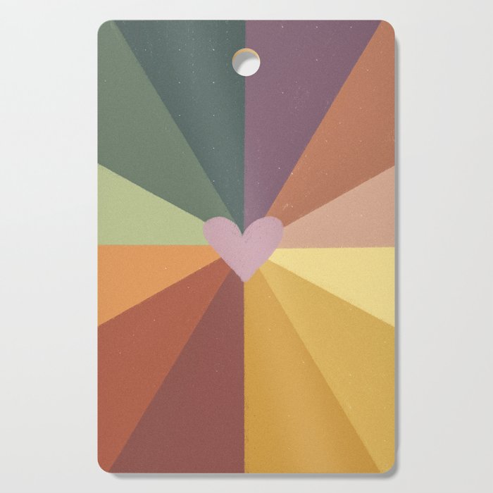 Earthy rainbow Cutting Board Gallery Image 1