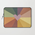 Earthy rainbow Laptop Sleeve Gallery Image 1