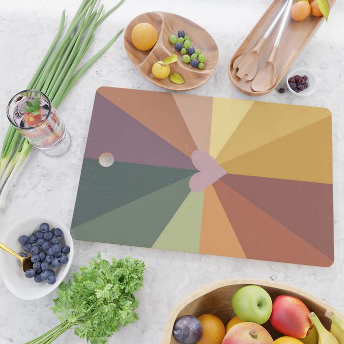 Earthy rainbow Cutting Board Gallery Image 2