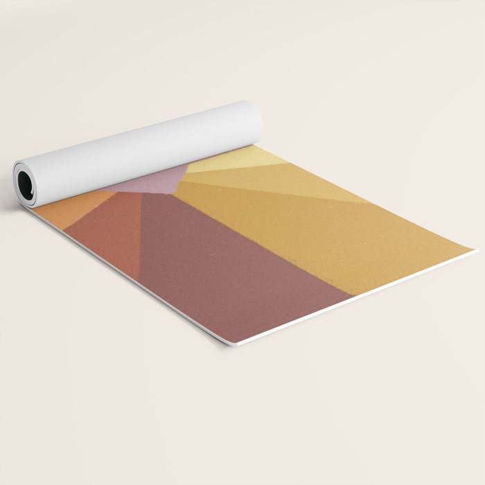 Earthy rainbow Yoga Mat Gallery Image 2