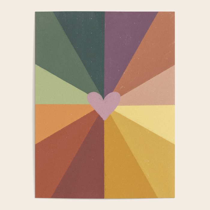 Earthy rainbow Poster Gallery Image 1