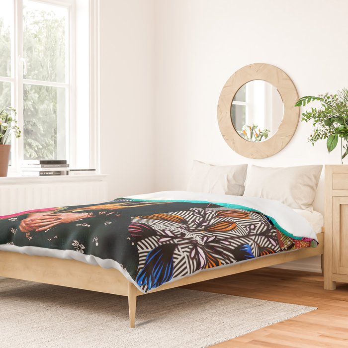 Frida´s secret smile Duvet Cover Gallery Image 2
