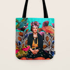 Frida´s secret smile Tote Bag Gallery Image 1