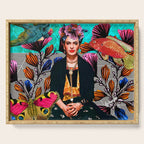 Frida´s secret smile Serving Tray Gallery Image 1