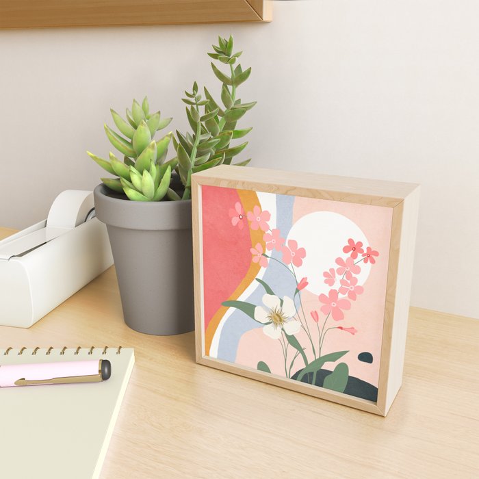 Colorful Flower Design 1 Mini Art Print Gallery Image 2