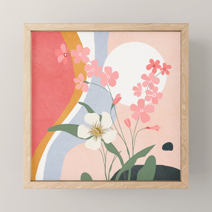 Colorful Flower Design 1 Mini Art Print Gallery Image 1