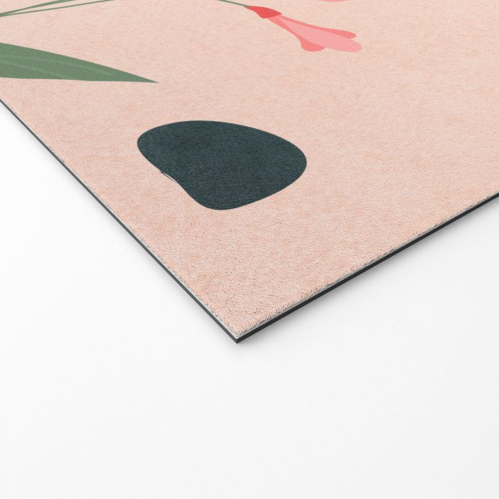 Colorful Flower Design 1 Welcome Mat Gallery Image 2