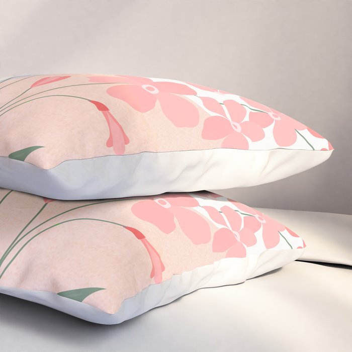 Colorful Flower Design 1 Pillow Sham Gallery Image 3