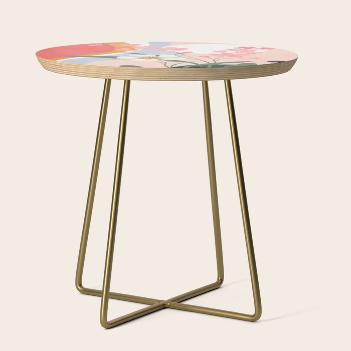 Colorful Flower Design 1 Side Table Gallery Image 1