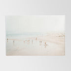 At The Beach (five) - minimal beach series - ocean sea photography by Ingrid Beddoes Rug Gallery Image 2