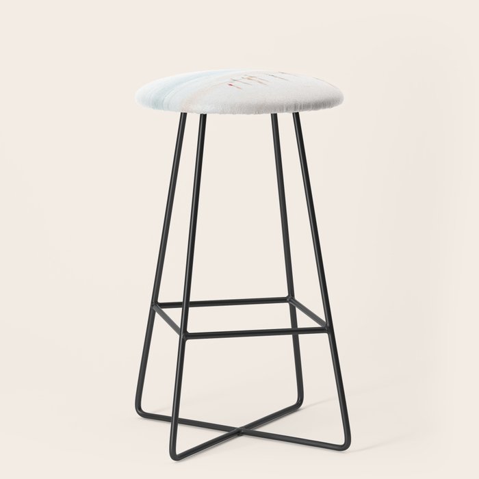 At The Beach (five) - minimal beach series - ocean sea photography by Ingrid Beddoes Stool Gallery Image 1