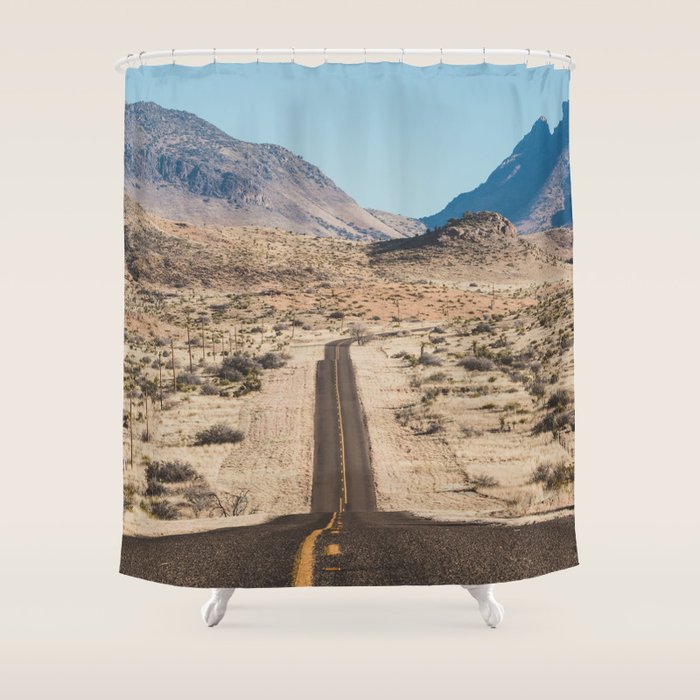 High Desert Highway Shower Curtain Gallery Image 1