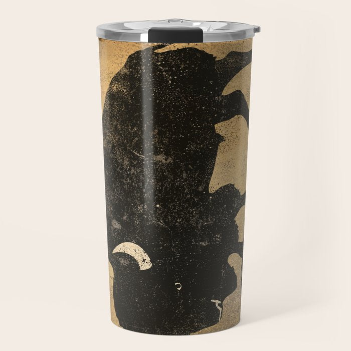 Bison Buffalo Whiskey Bourbon Travel Mug Gallery Image 1