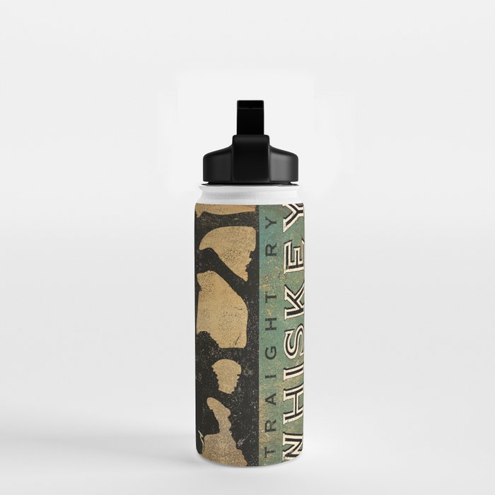 Bison Buffalo Whiskey Bourbon Water Bottle Gallery Image 2