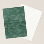 Boho Old Market Textile in Green Stationery Card Gallery Image 2