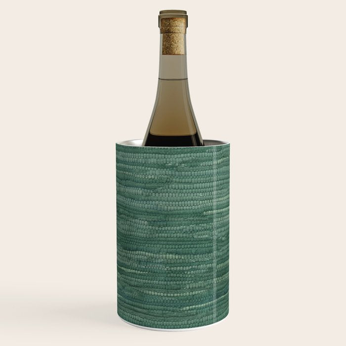 Boho Old Market Textile in Green Wine Chiller Gallery Image 1