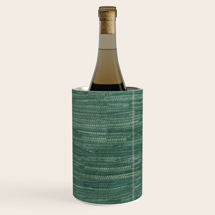 Boho Old Market Textile in Green Wine Chiller Gallery Image 3