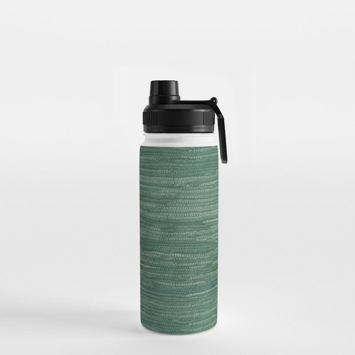 Boho Old Market Textile in Green Water Bottle Gallery Image 2