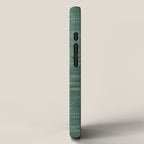 Boho Old Market Textile in Green iPhone Case Gallery Image 2