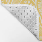Sunshine Yellow Coneflowers Bath Mat Gallery Image 2