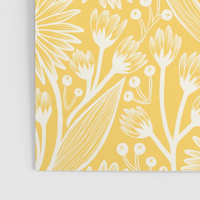 Sunshine Yellow Coneflowers Poster Gallery Image 3
