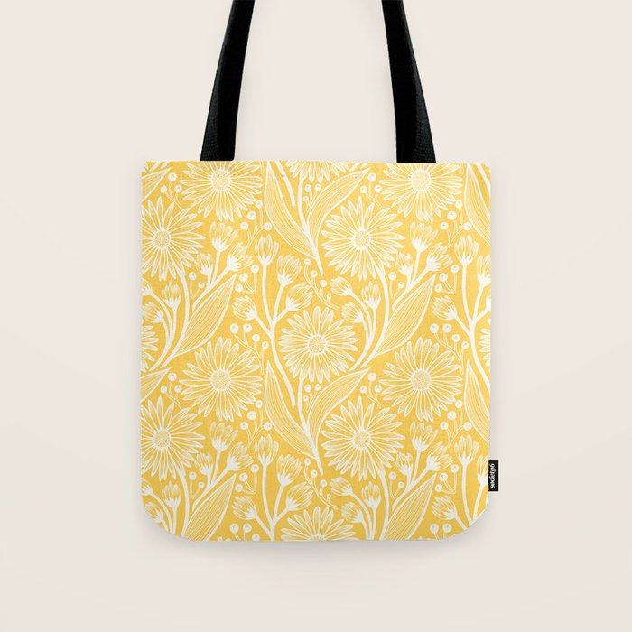 Sunshine Yellow Coneflowers Tote Bag Gallery Image 1