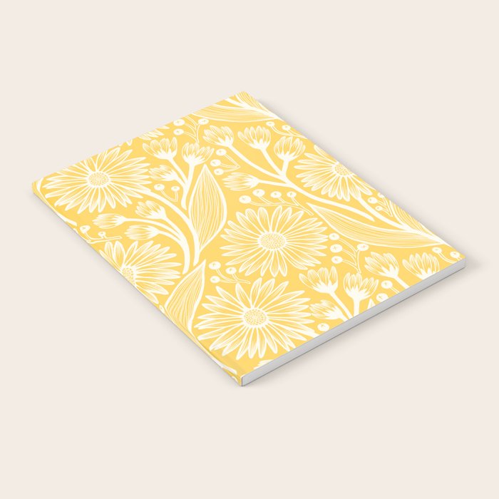Sunshine Yellow Coneflowers Notebook Gallery Image 1