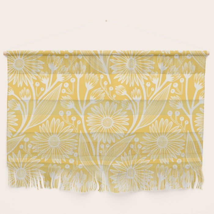 Sunshine Yellow Coneflowers Wall Hanging Gallery Image 1