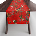 Monkey World Red Table Runner Gallery Image 1