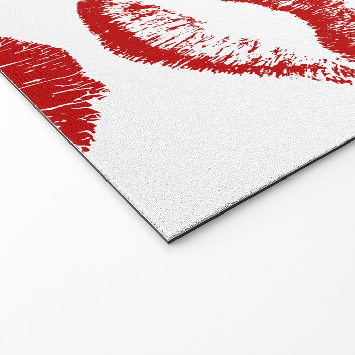 red lipstick kisses Welcome Mat Gallery Image 2