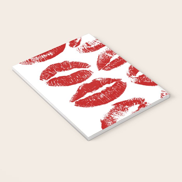 red lipstick kisses Notebook Gallery Image 3