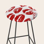 red lipstick kisses Stool Gallery Image 2