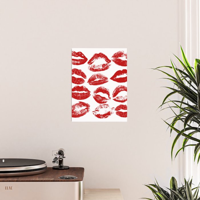 red lipstick kisses Poster Gallery Image 2