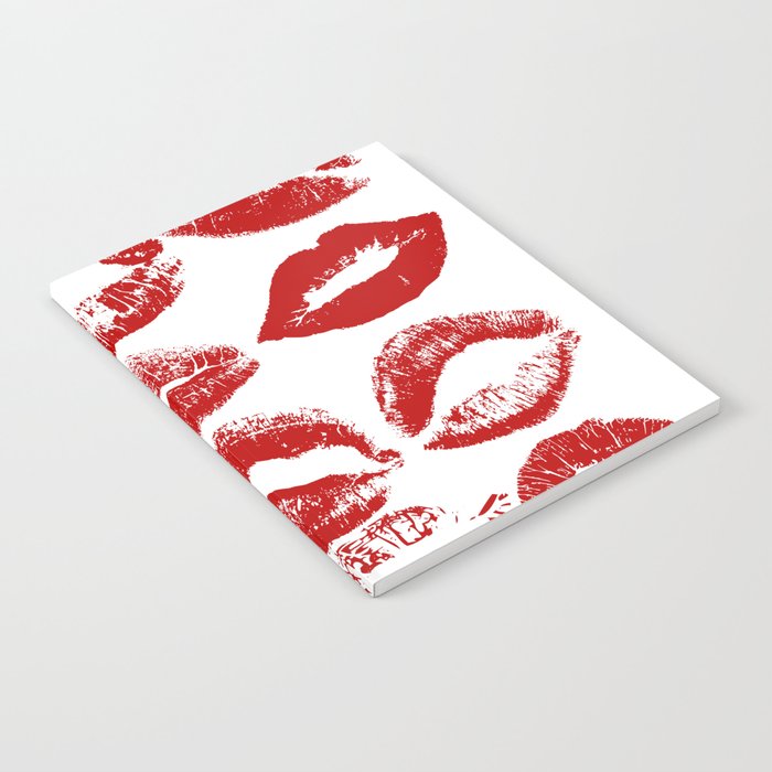 red lipstick kisses Notebook Gallery Image 2