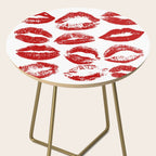 red lipstick kisses Side Table Gallery Image 2