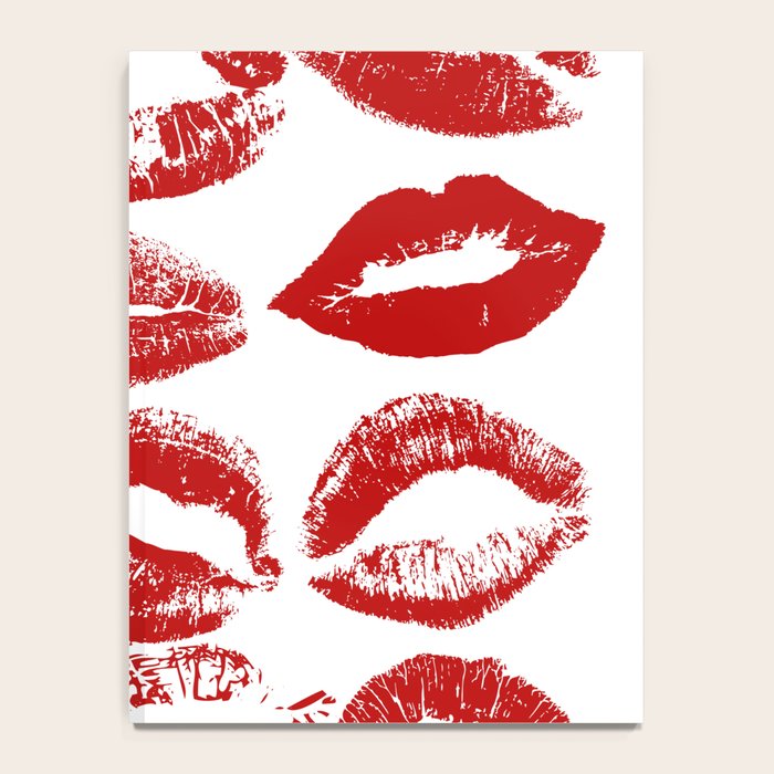 red lipstick kisses Notebook Gallery Image 4