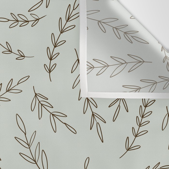 Rosemary Sketch Pattern Wall Tapestry Gallery Image 3