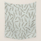 Rosemary Sketch Pattern Wall Tapestry Gallery Image 4