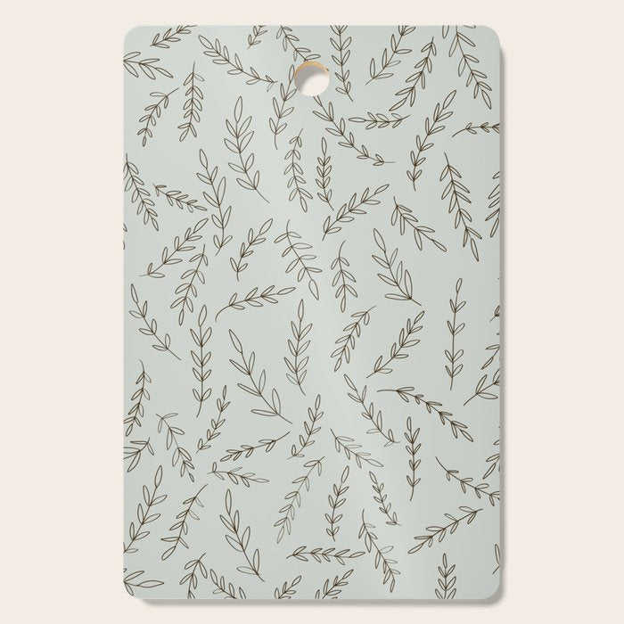 Rosemary Sketch Pattern Cutting Board Gallery Image 1