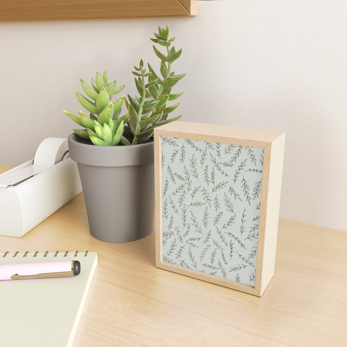Rosemary Sketch Pattern Mini Art Print Gallery Image 2