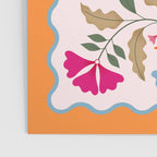 Botanical Tapestry- Folk Floral Art Poster Gallery Image 3
