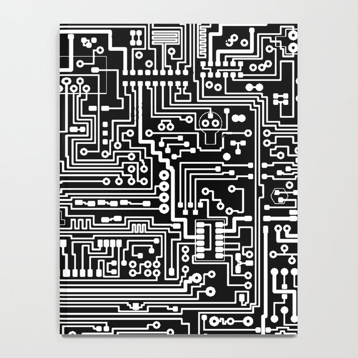 Circuit Board on Black Notebook Gallery Image 4