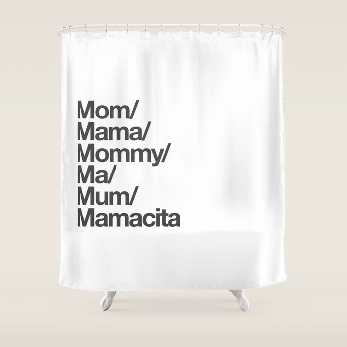 mamacita Shower Curtain Gallery Image 1