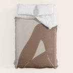 Abstract Nude, Body Illustration Duvet Cover Gallery Image 6