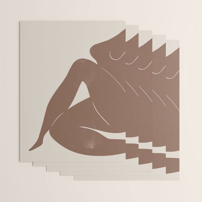 Abstract Nude, Body Illustration Wrapping Paper Gallery Image 3