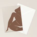 Abstract Nude, Body Illustration Stationery Card Gallery Image 2