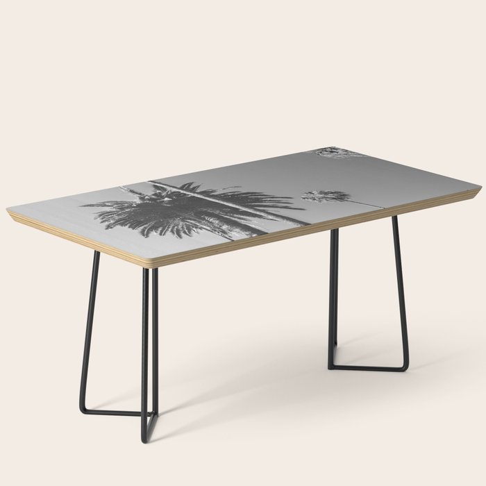 Palm Trees (Black and White) Coffee Table Gallery Image 1