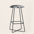 Palm Trees (Black and White) Stool Gallery Image 1